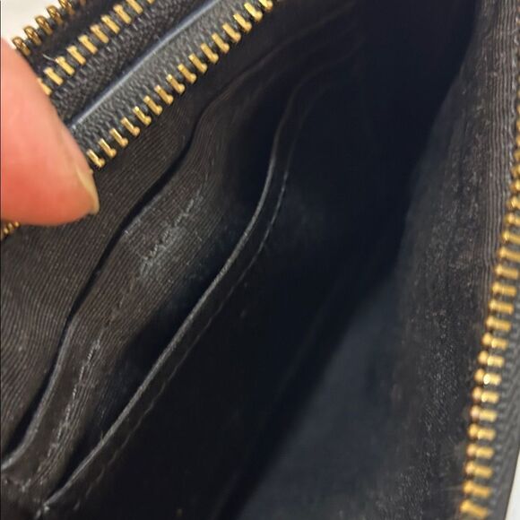 Coach signature double gold zipper wallet brown 6.5x4" - Picture 8 of 8